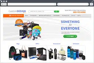 Custom Design Pro Ecommerce Website