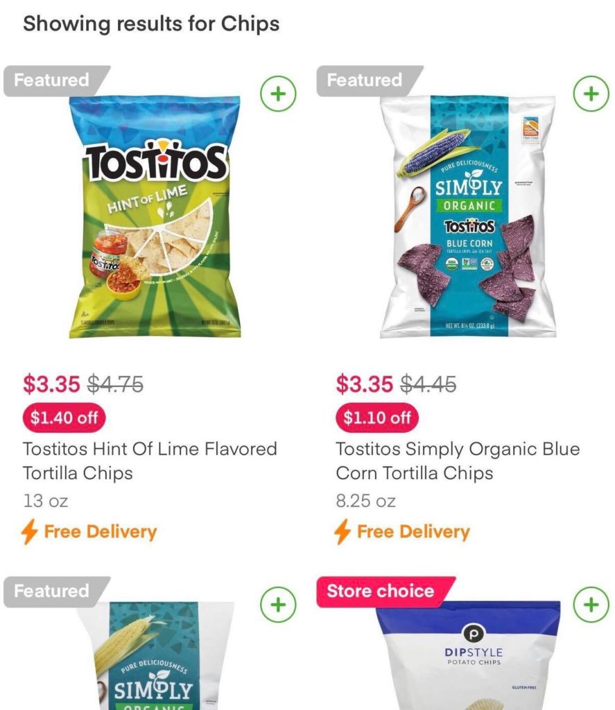 Instacart ads